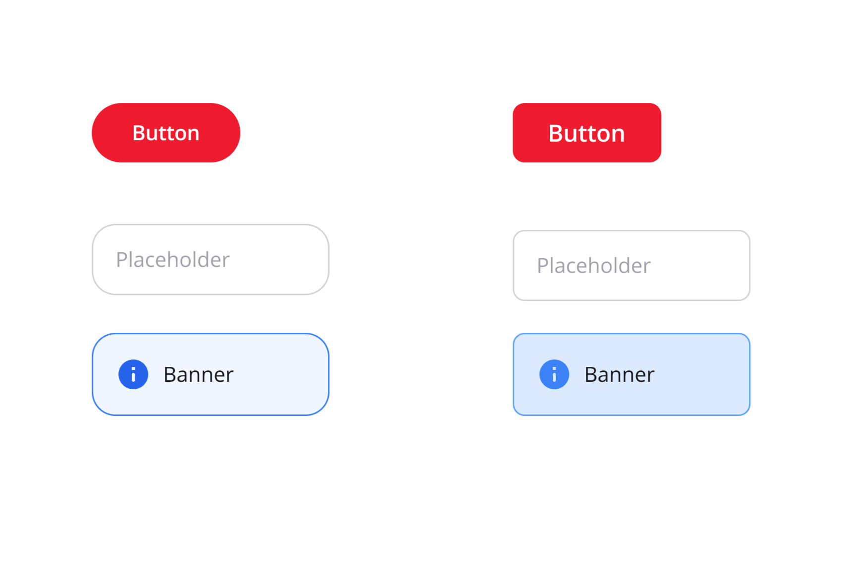 Shared components across two product themes