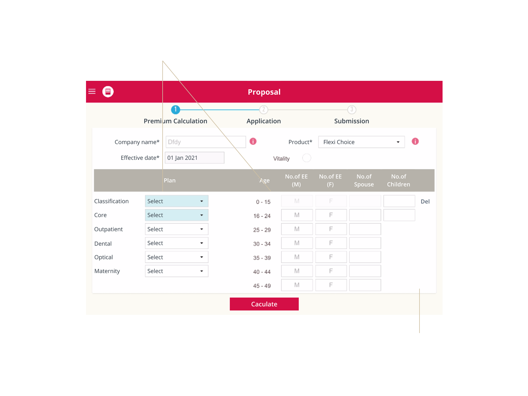 Heuristic evaluation of the proposal generator screen