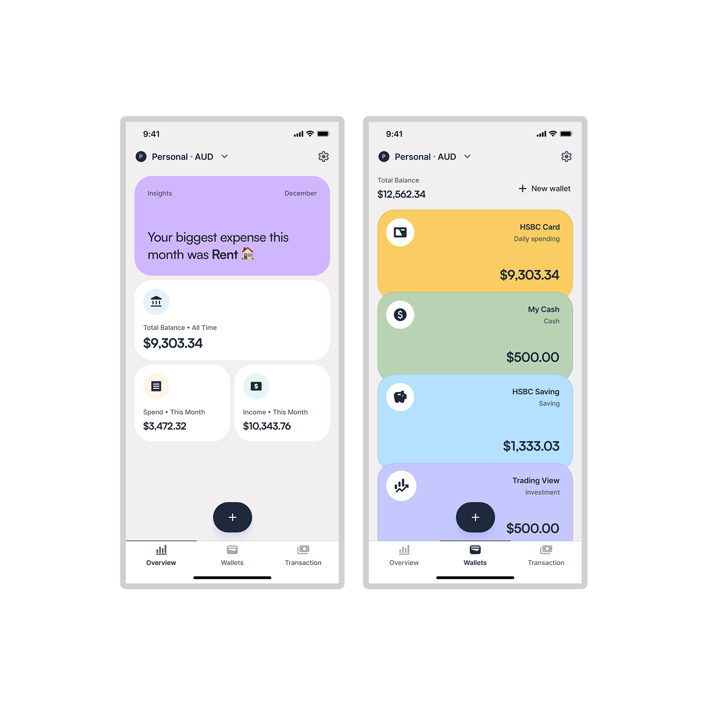 Balance expense tracking app overview