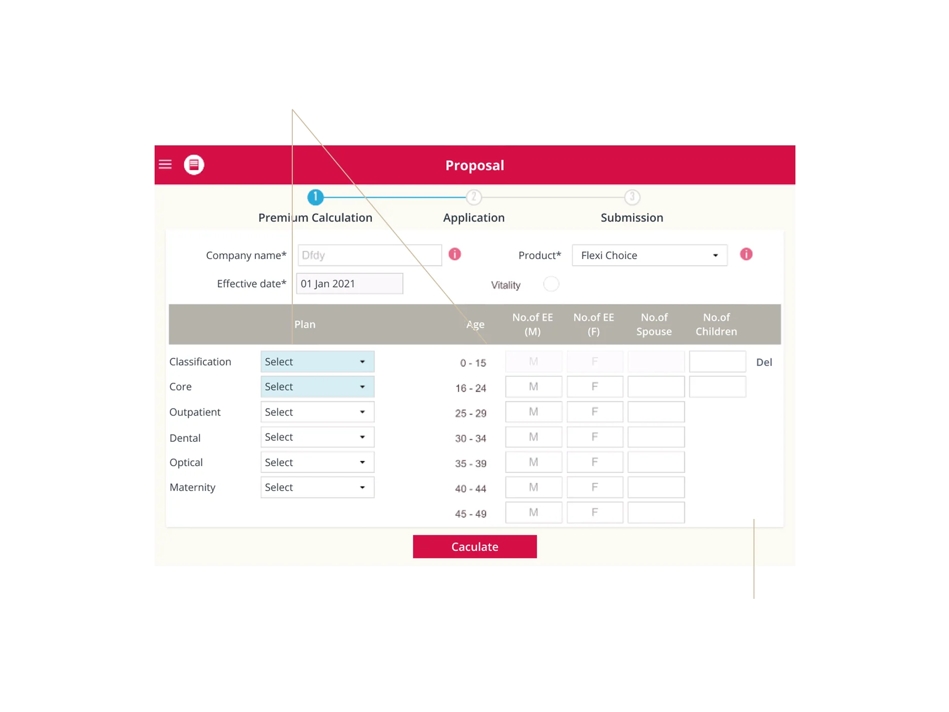 Heuristic evaluation of the proposal generator screen