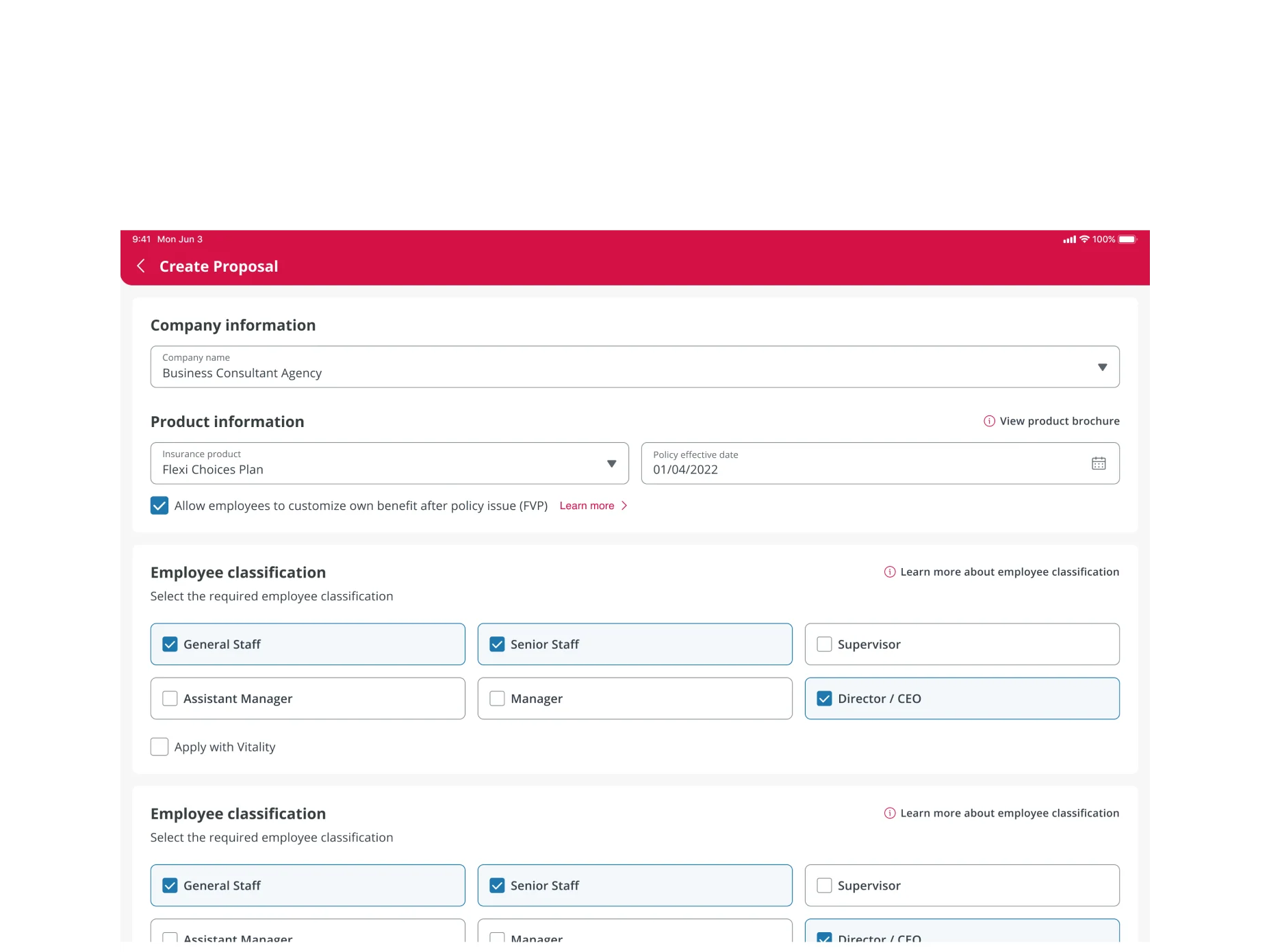 Redesigned proposal generator with annotated improvements