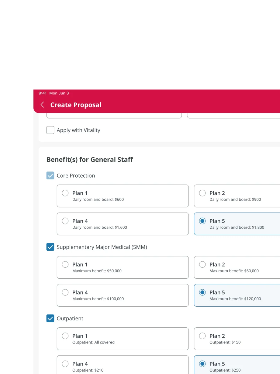 Proposal generator plan selection and guidance improvements
