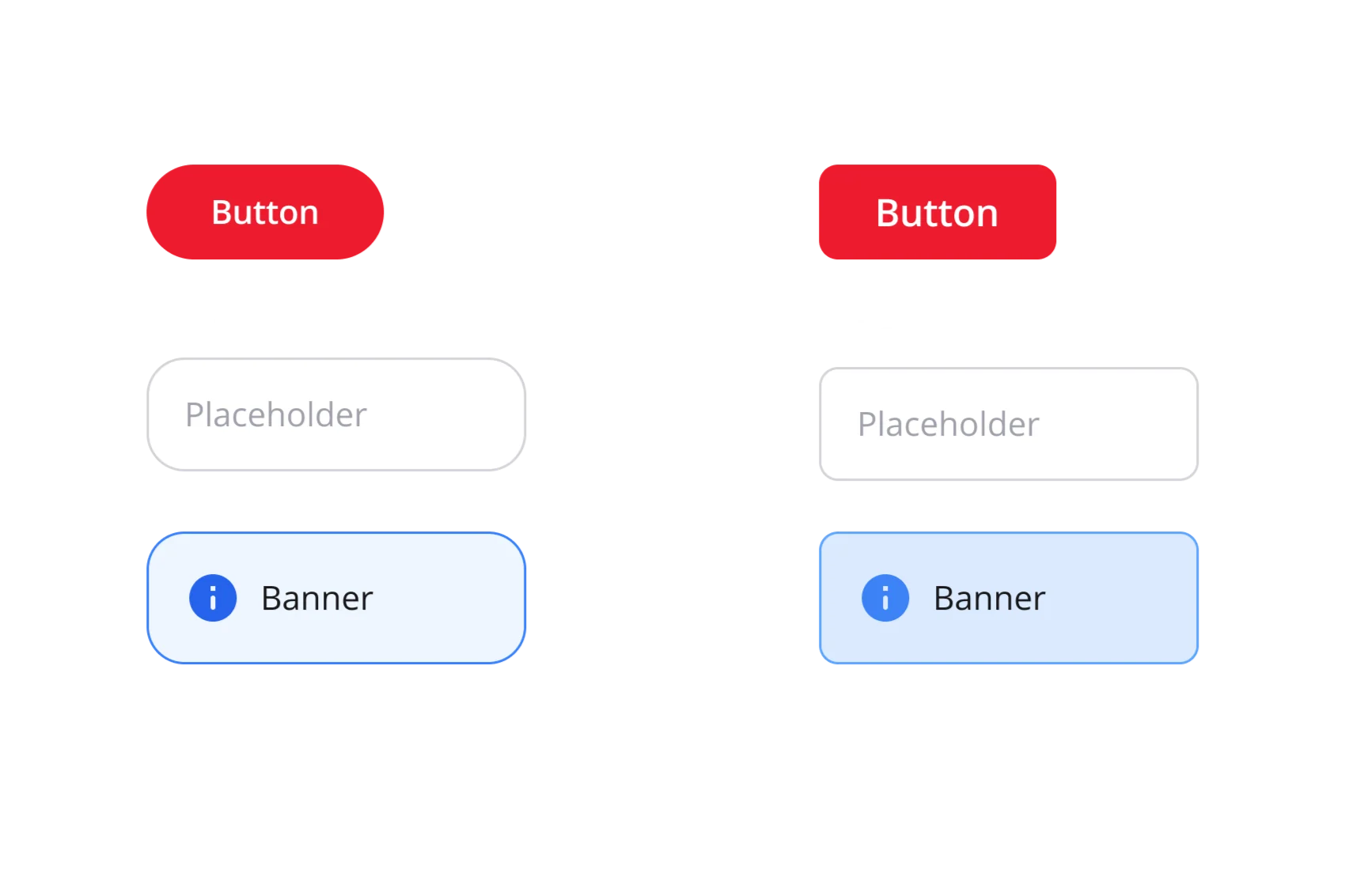 Shared components across two product themes